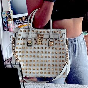 Michael Kors White Stud Hamilton